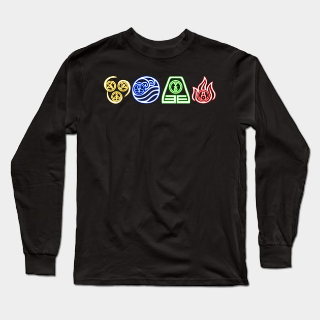 Neon Owl House and Avatar Long Sleeve T-Shirt by CoreyUnlimited